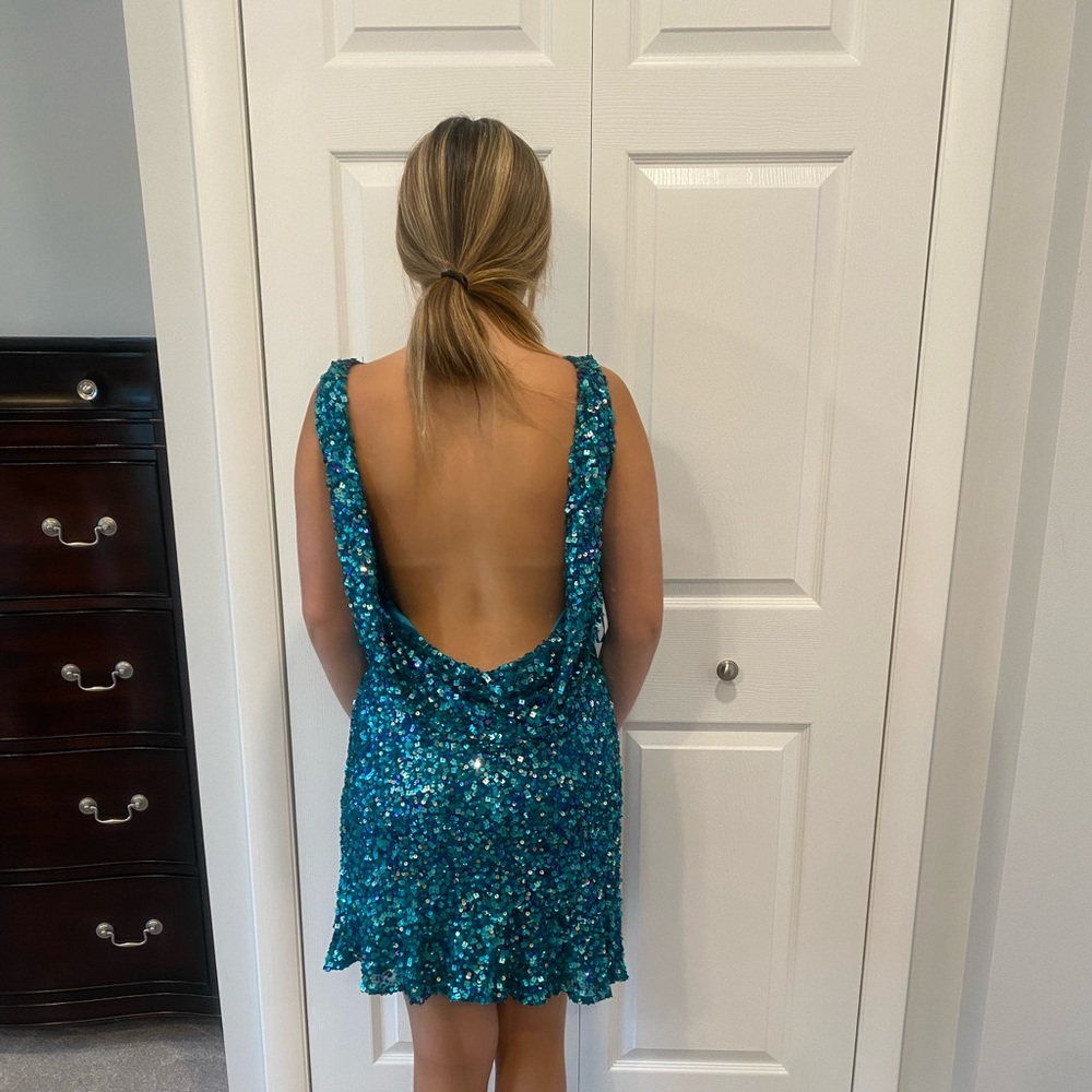 Sequin short dress
